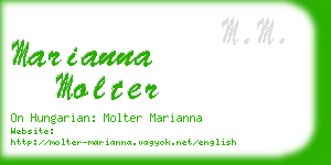 marianna molter business card